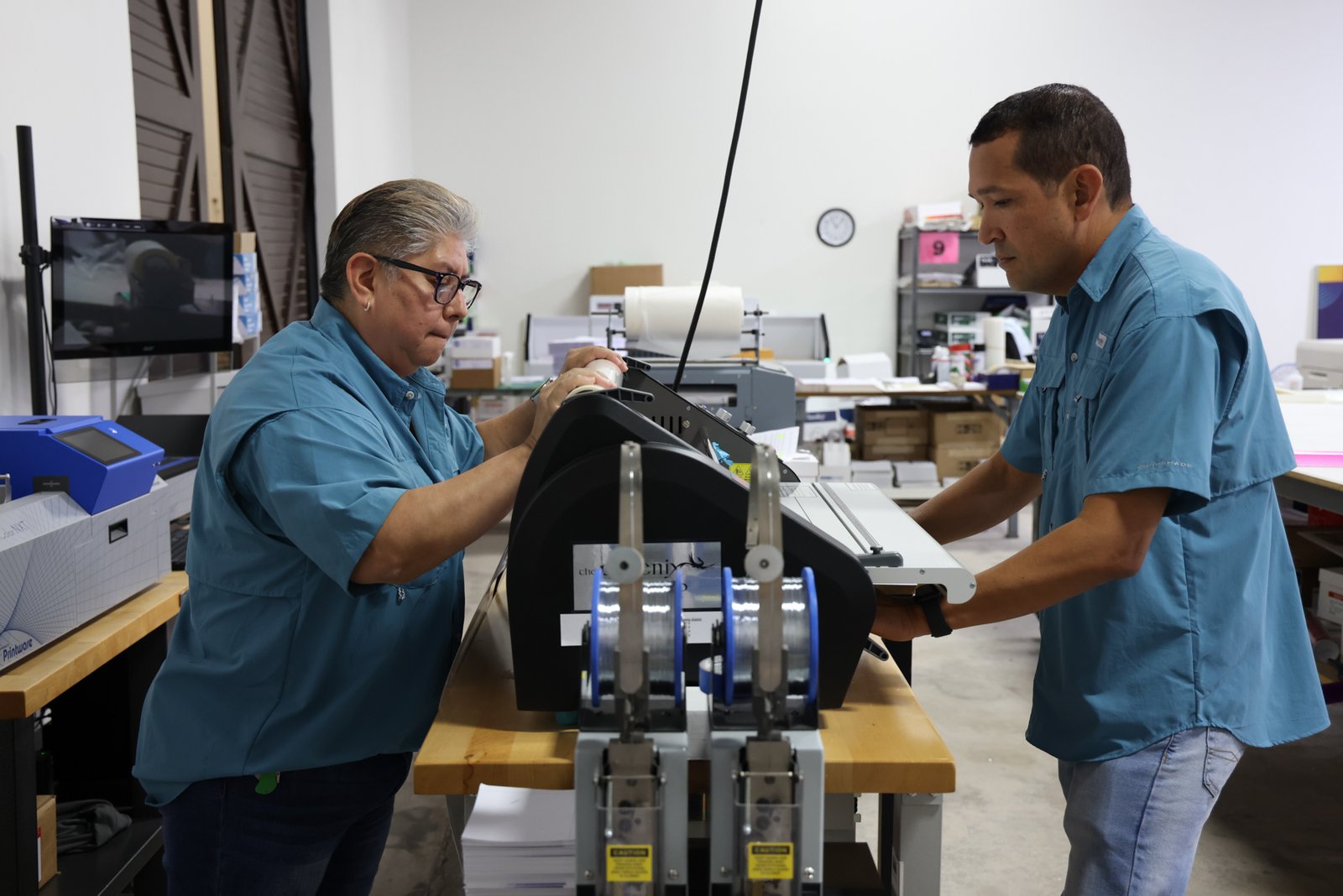 custom-printed materials