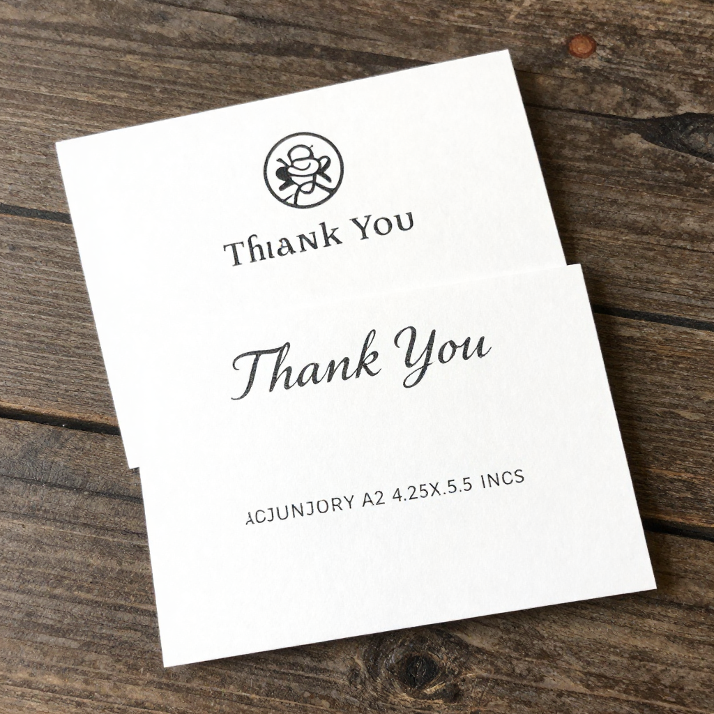 customized thank you cards for business